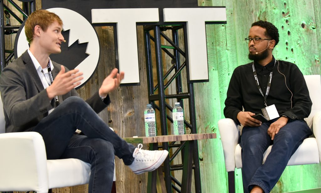 Ryan Hoover and Robleh Jama at AccelerateOTT