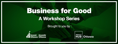Business for good Worshop serie