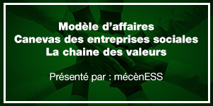 Business for Good: A Workshop Series - Modèle d’affaires, Canevas des entreprises sociales, La chaine des valeurs