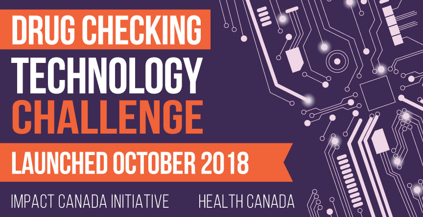 Drug Testing Technology Challenge, launched October 2018, Impact Canada Initiative, Health Canada