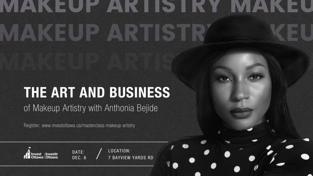 anthonia bejide makeup artistry masterclass at invest ottawa