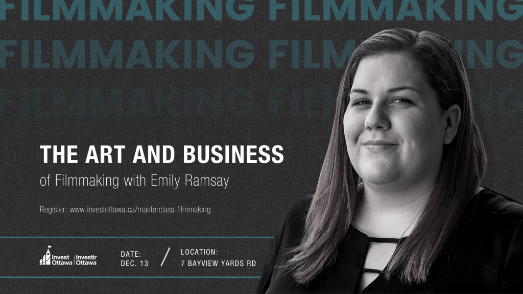emily ramsay filmmaking masterclass at invest ottawa
