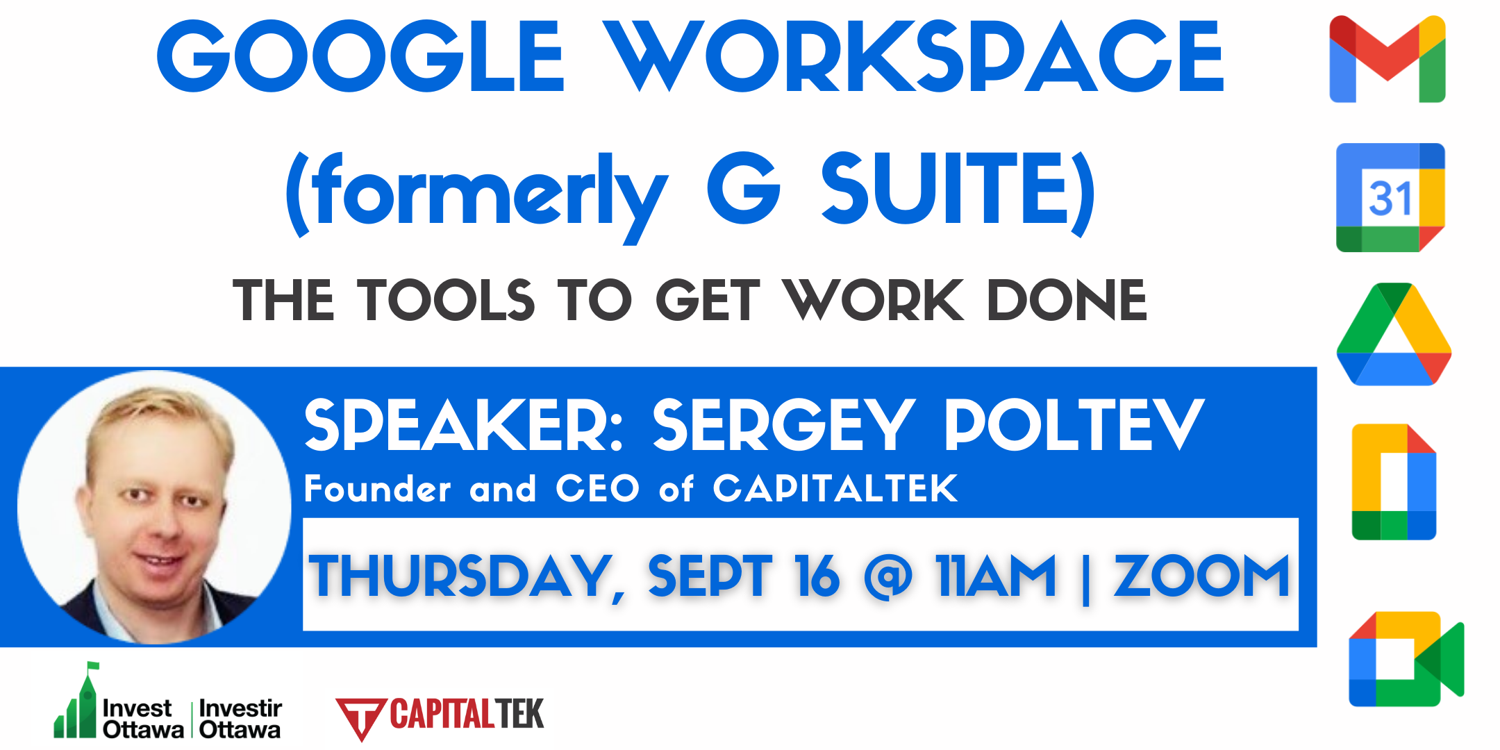 Google Workspace (G Suite) - The Tools To Get Work Done - Invest Ottawa