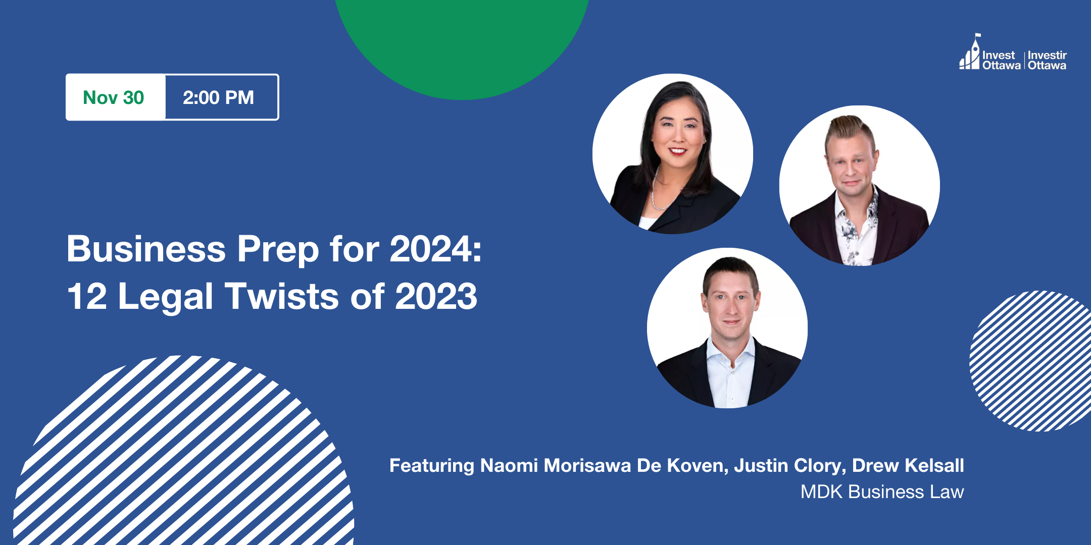 Business Prep for 2024: 12 Legal Twists of 2023 (In Person) - Invest Ottawa