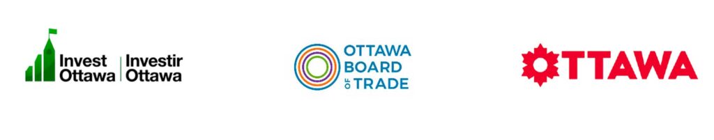 Invest Ottawa, Ottawa Board of Trade, and Ottawa Tourism logos